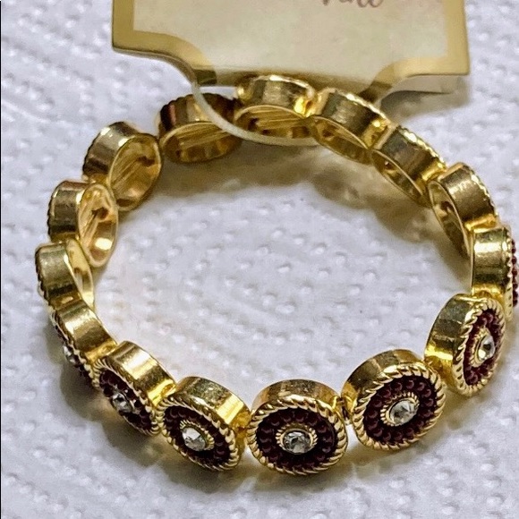 NWT FALL WITH COLOR DIVINE WINE STRETCH BRACELET - Picture 2 of 11